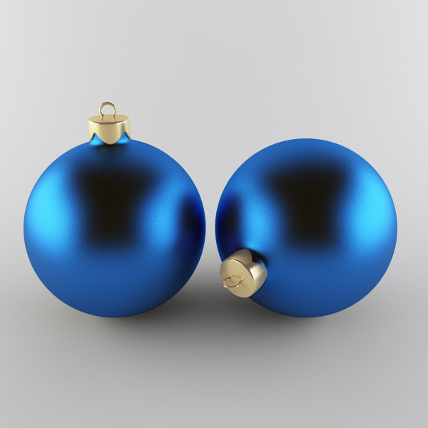 christmas ball 3d obj - Christmas Ball Blue... by happy3D